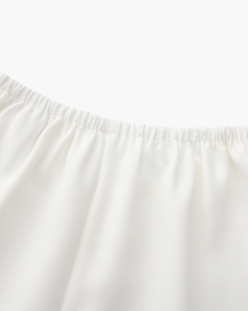Fluid Wide-Leg Trousers – Women's High-Rise Everyday Essential