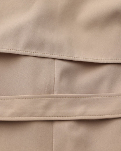 Classic Belted Trench Coat – Women's Mid-Length Outerwear