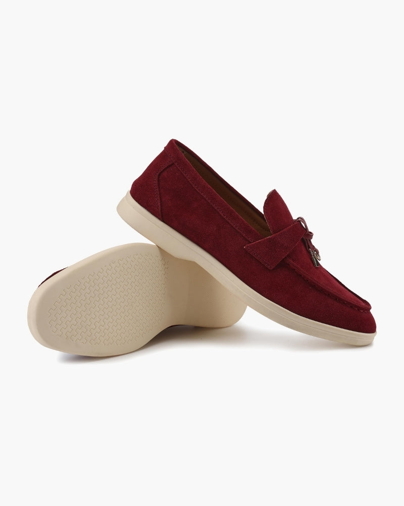 Suede Bit Loafer – Women's Luxury Slip-On Shoes