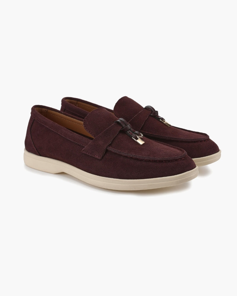 Suede Bit Loafer – Women's Luxury Slip-On Shoes