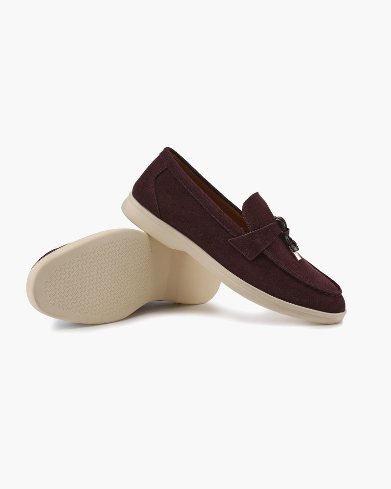 Suede Bit Loafer – Women's Luxury Slip-On Shoes