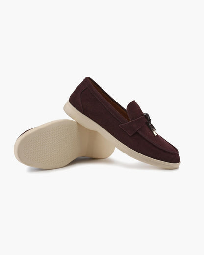 Suede Bit Loafer – Women's Luxury Slip-On Shoes