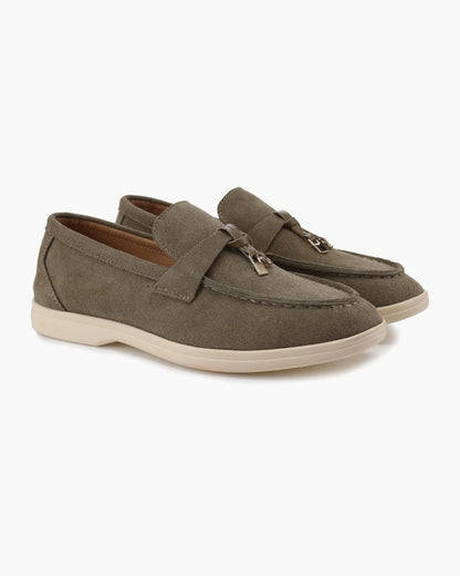 Suede Bit Loafer – Women's Luxury Slip-On Shoes
