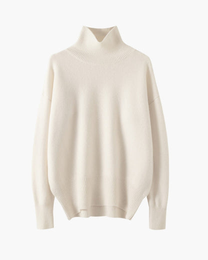 Ribbed Knit Turtleneck – Women's Luxury Essential