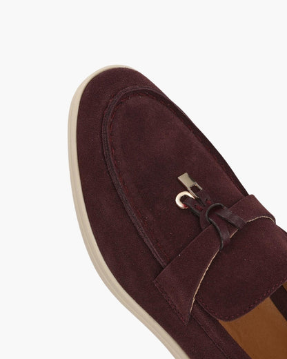 Suede Bit Loafer – Women's Luxury Slip-On Shoes