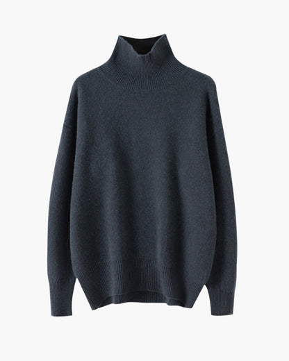 Ribbed Knit Turtleneck – Women's Luxury Essential