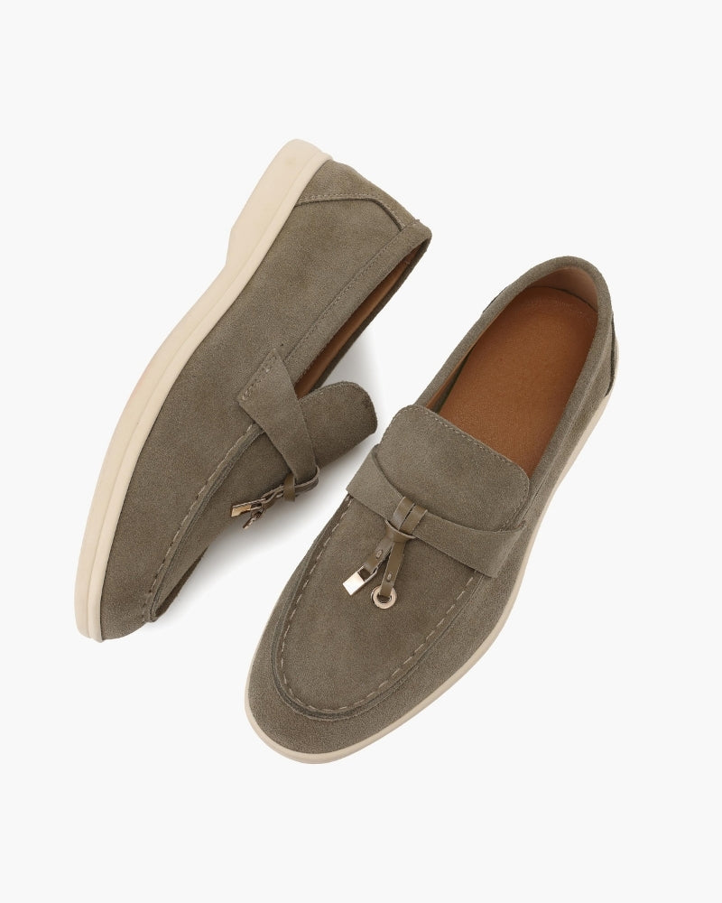 Suede Bit Loafer – Women's Luxury Slip-On Shoes