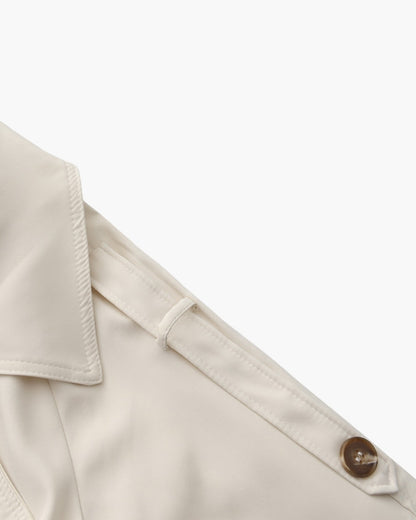 Classic Belted Trench Coat – Women's Mid-Length Outerwear