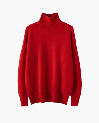 Ribbed Knit Turtleneck – Women's Luxury Essential