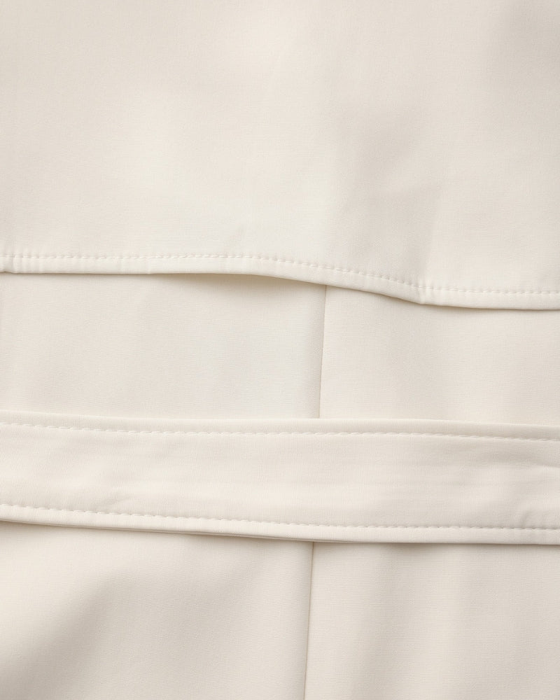 Classic Belted Trench Coat – Women's Mid-Length Outerwear