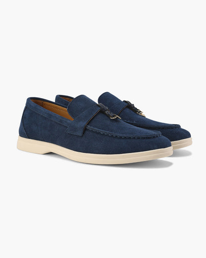 Suede Bit Loafer – Women's Luxury Slip-On Shoes