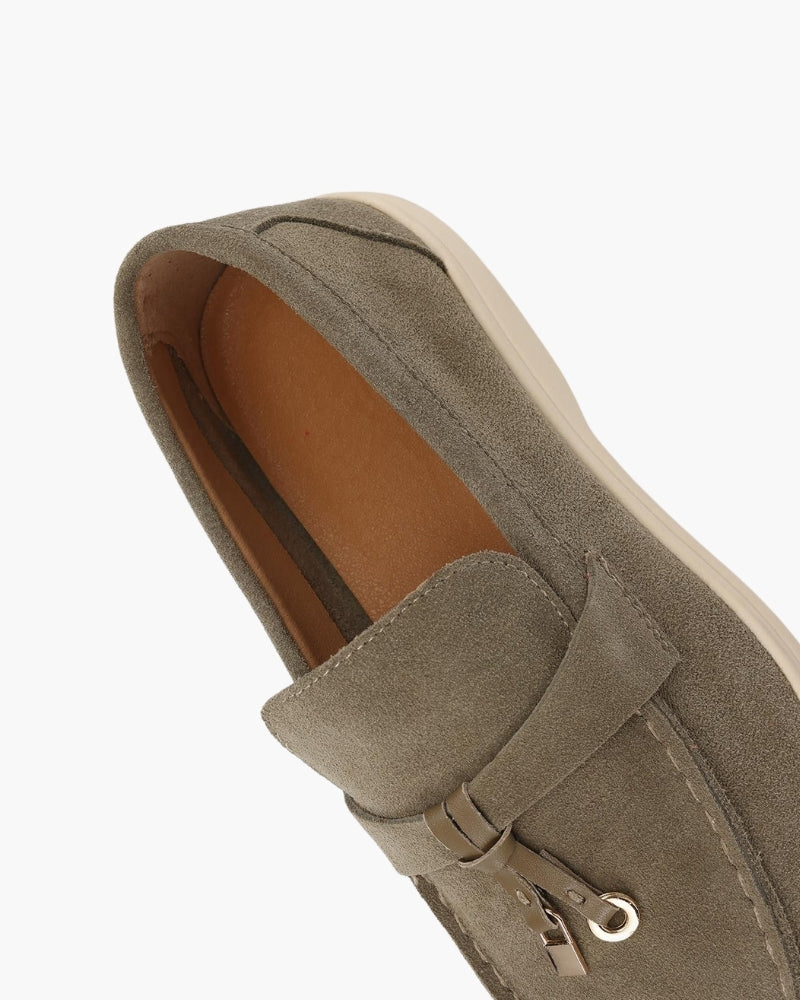Suede Bit Loafer – Women's Luxury Slip-On Shoes