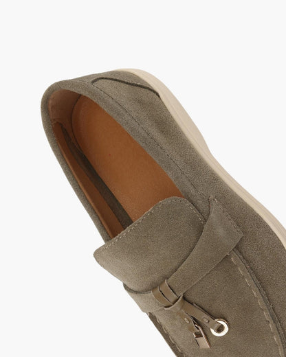 Suede Bit Loafer – Women's Luxury Slip-On Shoes