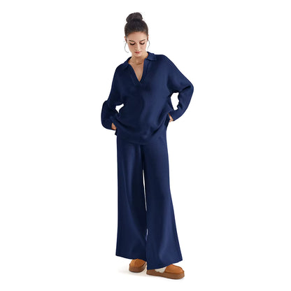 Soft Knit Two-Piece Loungewear Set