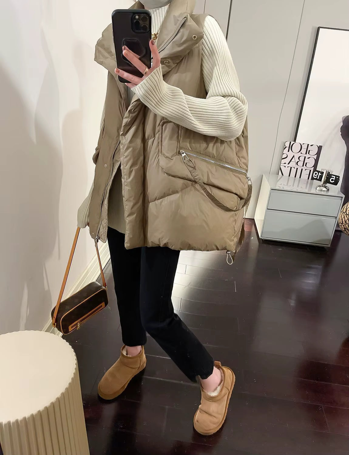 Soft Ribbed Knit Pullover Sweater