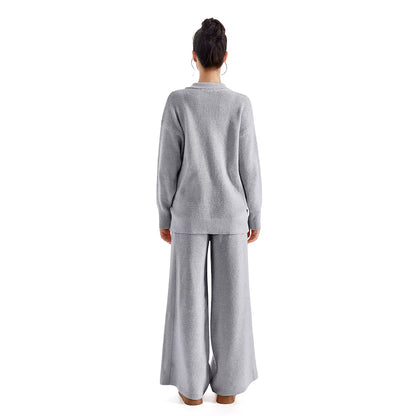 Soft Knit Two-Piece Loungewear Set