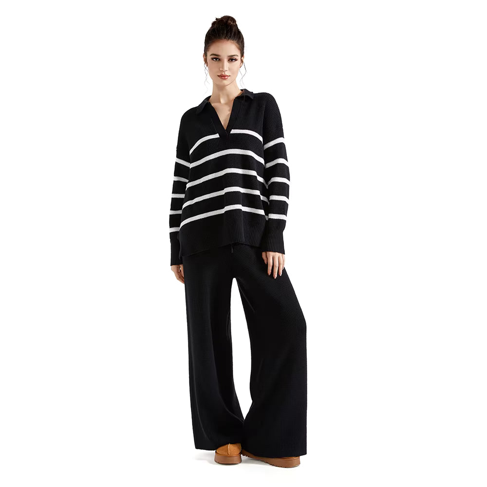 Soft Knit Two-Piece Loungewear Set