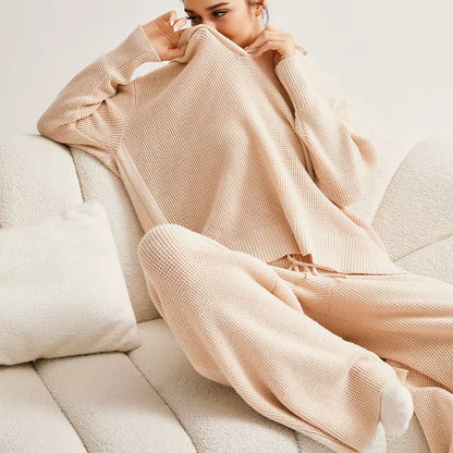 Soft Knit Two-Piece Loungewear Set