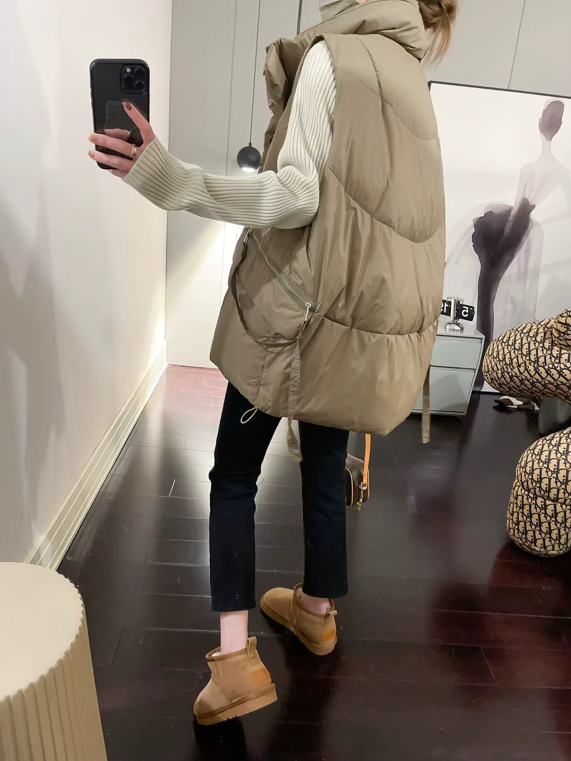 Soft Ribbed Knit Pullover Sweater