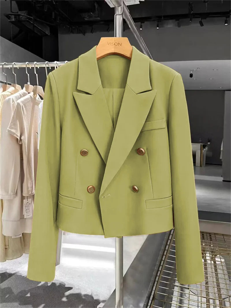 Sculpted Cropped Blazer