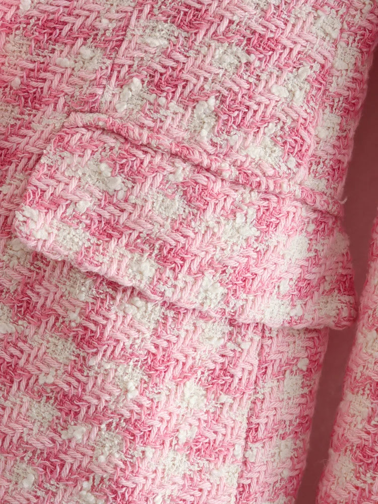 Heritage Tweed Double-Breasted Blazer