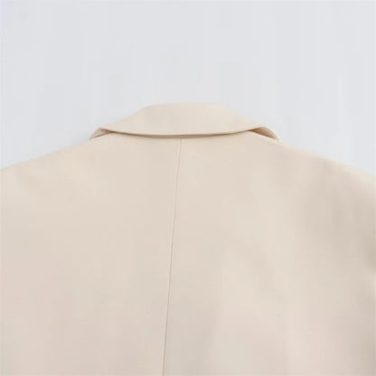 Minimalist Classic Two-Button Blazer