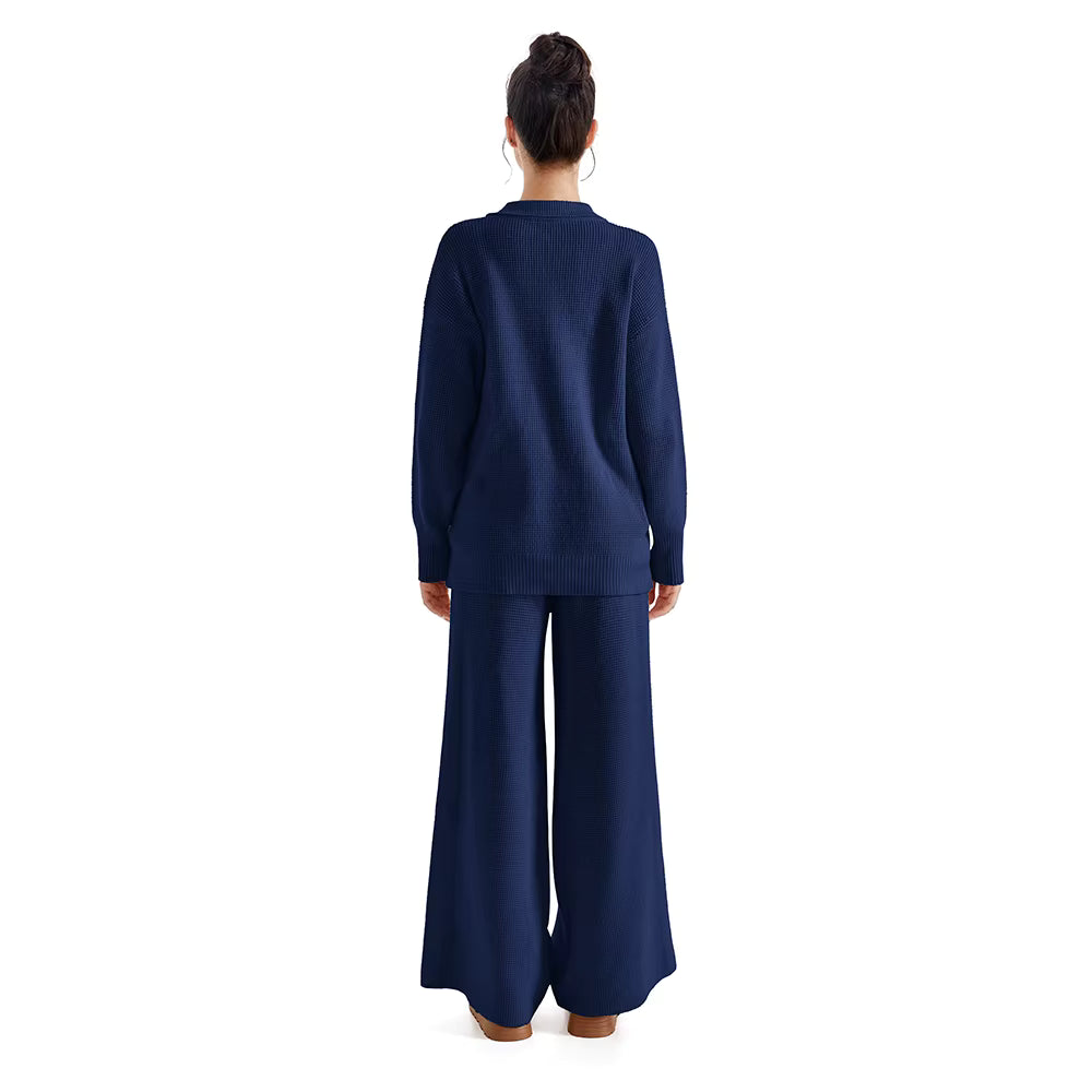 Soft Knit Two-Piece Loungewear Set