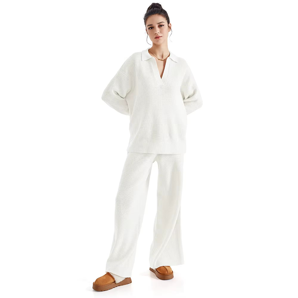 Soft Knit Two-Piece Loungewear Set