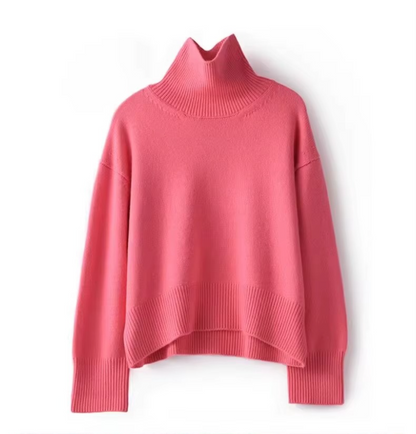 Pure Cashmere Turtleneck Sweater