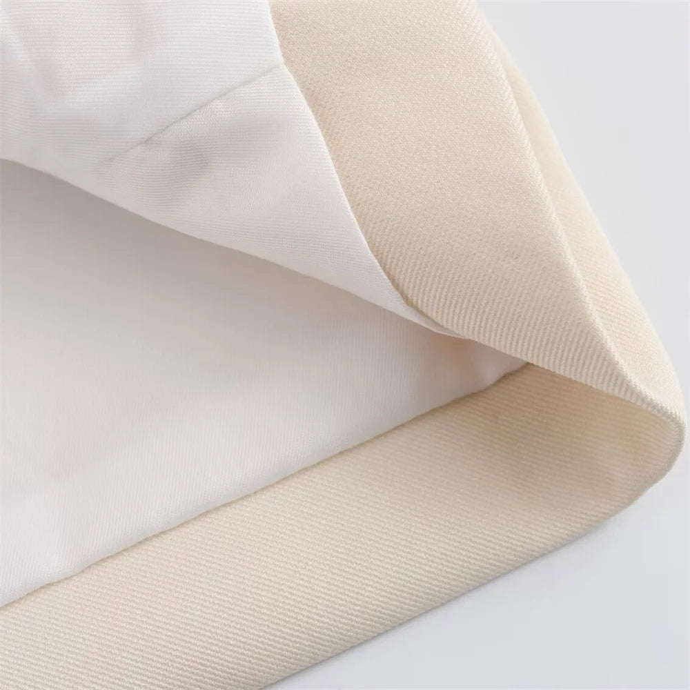 Minimalist Classic Two-Button Blazer