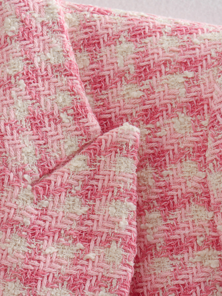 Heritage Tweed Double-Breasted Blazer