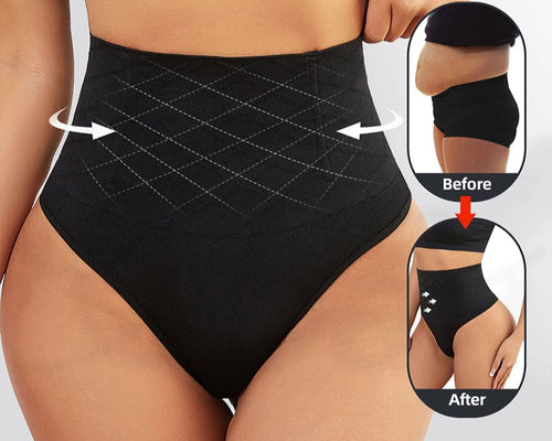 High-waist shaping panties with high compression, seamless design, Vohran elegant lingerie Vohran UK