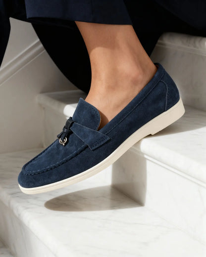 Suede Bit Loafer – Women's Luxury Slip-On Shoes